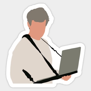 nathan laptop harness Sticker